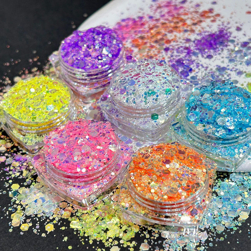 DIY美甲镜面银幻彩半透闪粉细粉爆闪亮片流沙手工装饰材料,彩妆/香水/美妆工具,指甲装饰,淘宝优惠券,粉丝福利购,淘宝优惠卷