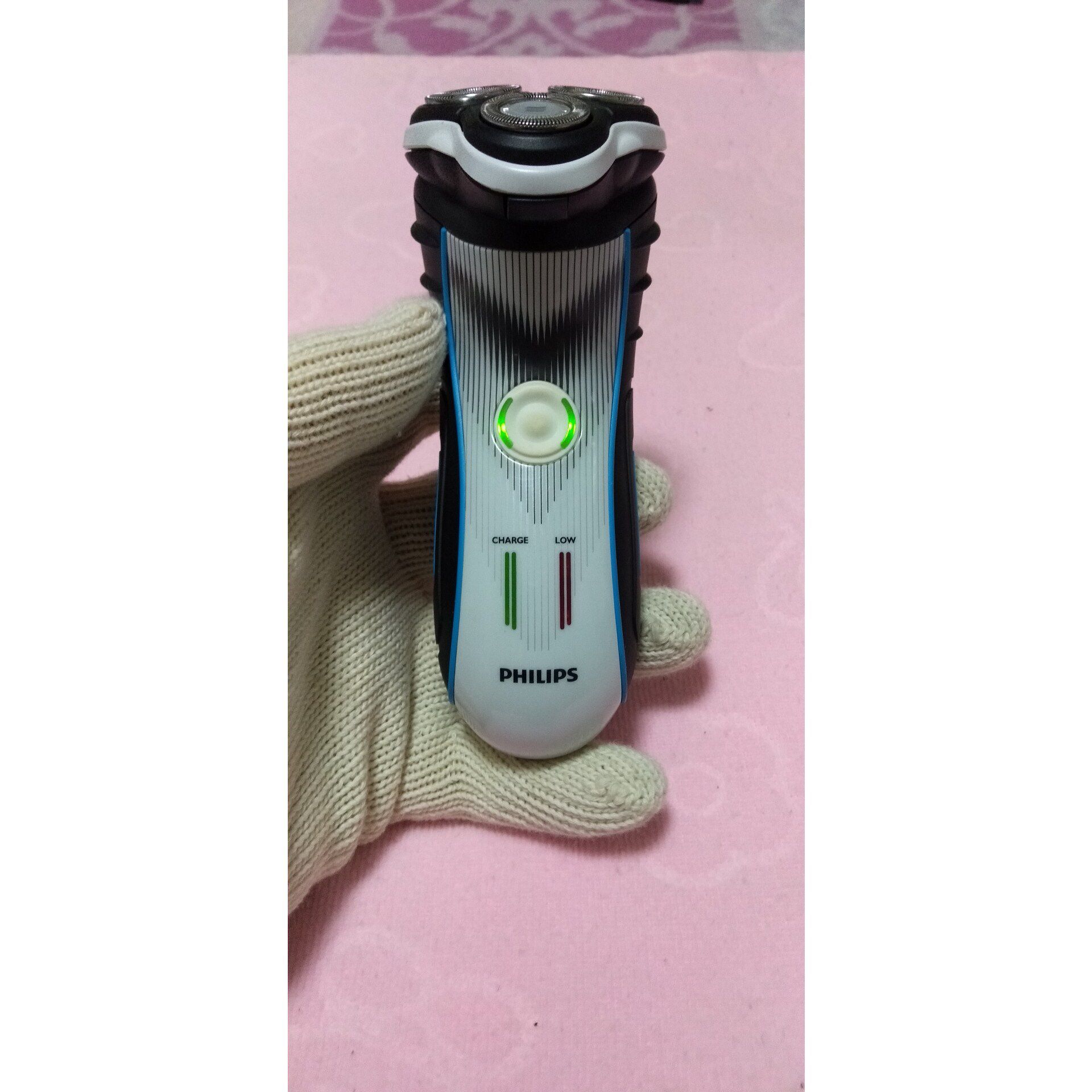 剃须刀7363,全浮动激光打孔,3点网,荷兰原装刀头刀