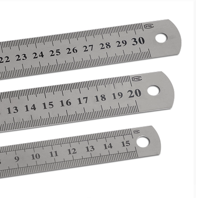 不锈钢直尺30cm尺子1550cm加厚