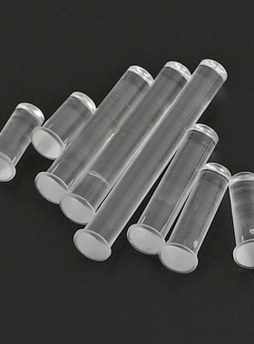 3mm圆头PC透明导光柱LED贴片导光柱导光帽发光管灯罩带卡痕4mmCY