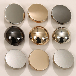 口羊绒蘑菇扣 袖 金属平面钮扣百塔上衣大衣风衣纽扣扣子衬衫 西装