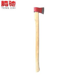 腾驰消防长斧铁质斧头绝缘高强度破门逃生木柄斧(铁质斧0.4米长)