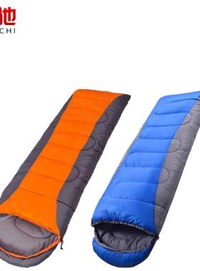 腾驰睡袋成人应急户外防寒保暖防潮露营救灾睡袋伸手可互拼睡袋15