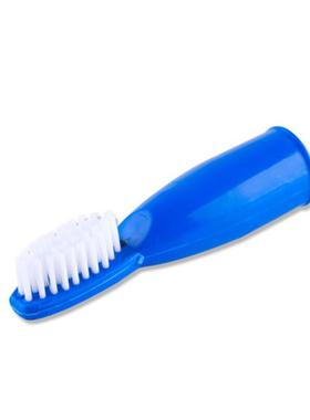 谋福(CNMF)看守所犯人手指套牙刷监狱用(普通款蓝绿色指套7.7cm)