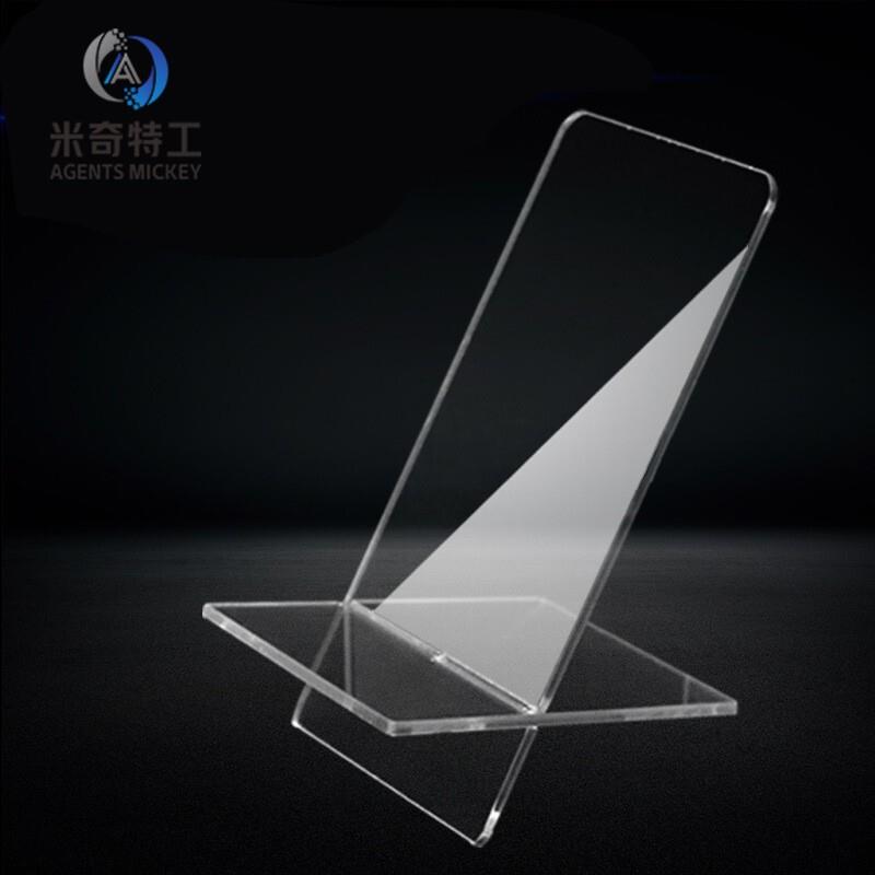 米奇特工(Agentsmickey)压克力手机架展示架柜台通用透明亚克图片