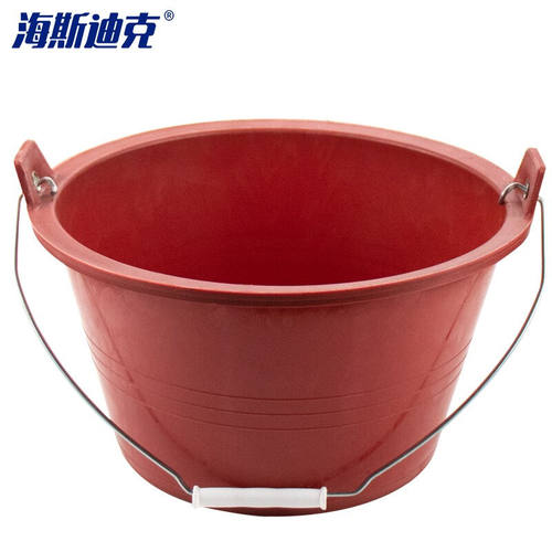 海斯迪克HKyt-6泥工瓦工小灰桶建筑工地用牛筋桶泥灰塑料桶加厚水
