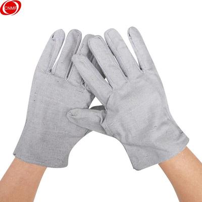 谋福CNMF8035帆布手套耐磨防滑加大透气性能好加厚双层防护手套劳