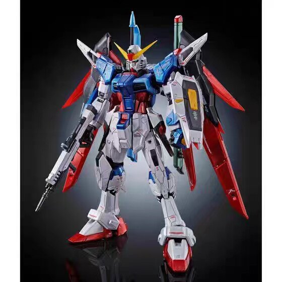 正版 PB限定 RG 1/144 命运高达 钛合金版 电镀 特别涂层拼装模型