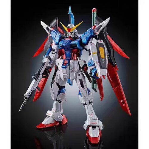 正版 PB限定 RG 1/144 命运高达 钛合金版 电镀 特别涂层拼装模型