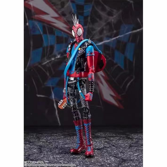正版SHF漫威蜘蛛侠电影纵横宇宙朋克蜘蛛侠霍比关节可动手办现货