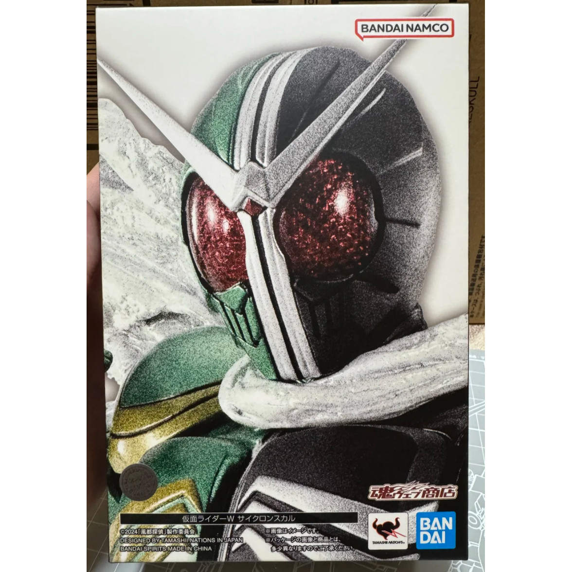 正版真骨雕SHF 假面骑士W 旋风骷髅形态 剧场版同捆套装 R版现货
