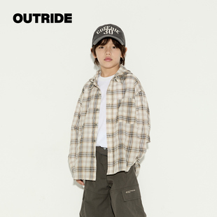 【商场同款】越也童装男女童常规款外套个性格纹上衣2026年春新品