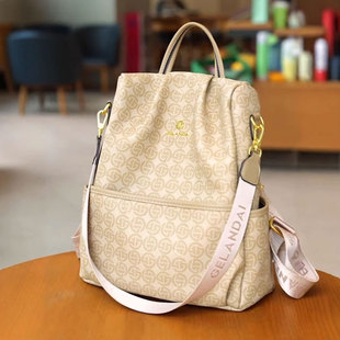 双肩包女包2026新款 高级感旅行包防水 大容量包包防盗背包百搭时尚