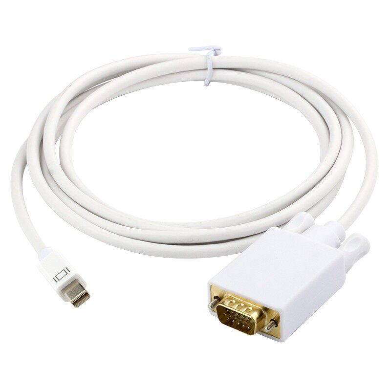 迷你DP转VGA高清转接线 1.8米/3米 Mini DP to VGA adapter 1080P