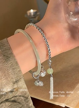 中式古风铃铛手链女轻奢小众精致国潮手镯高级配饰