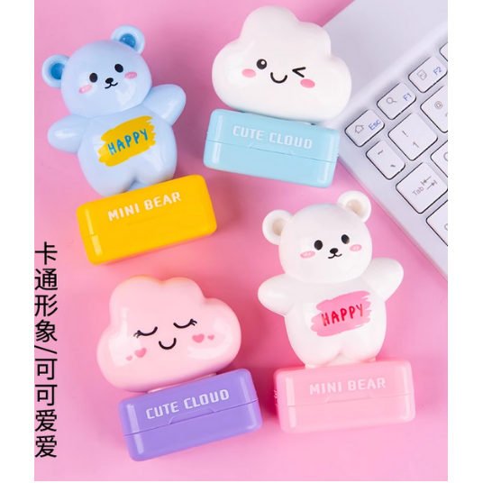 卡通印章外壳儿童名字印章外壳宝宝姓名印章外壳