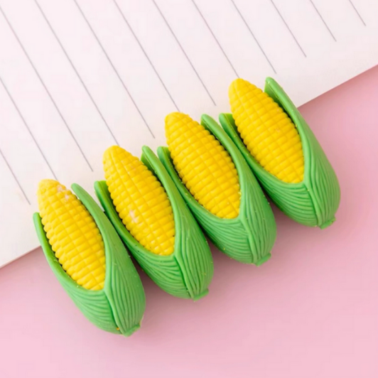 创意玉米橡皮擦可爱呆萌铅笔橡皮