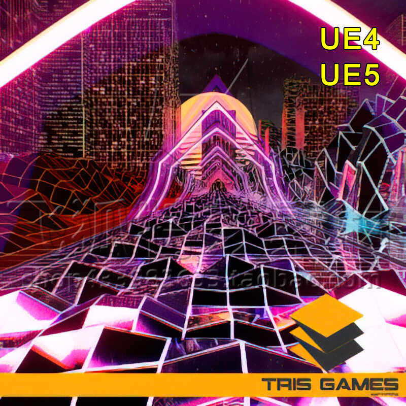 [UE5蓝图] 80'S Retro Audio synesthesia Blueprint 包更新