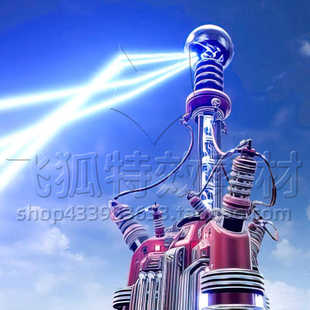 UE5科幻特斯拉线圈电网蓝图 Coil Sci Tesla 包更新