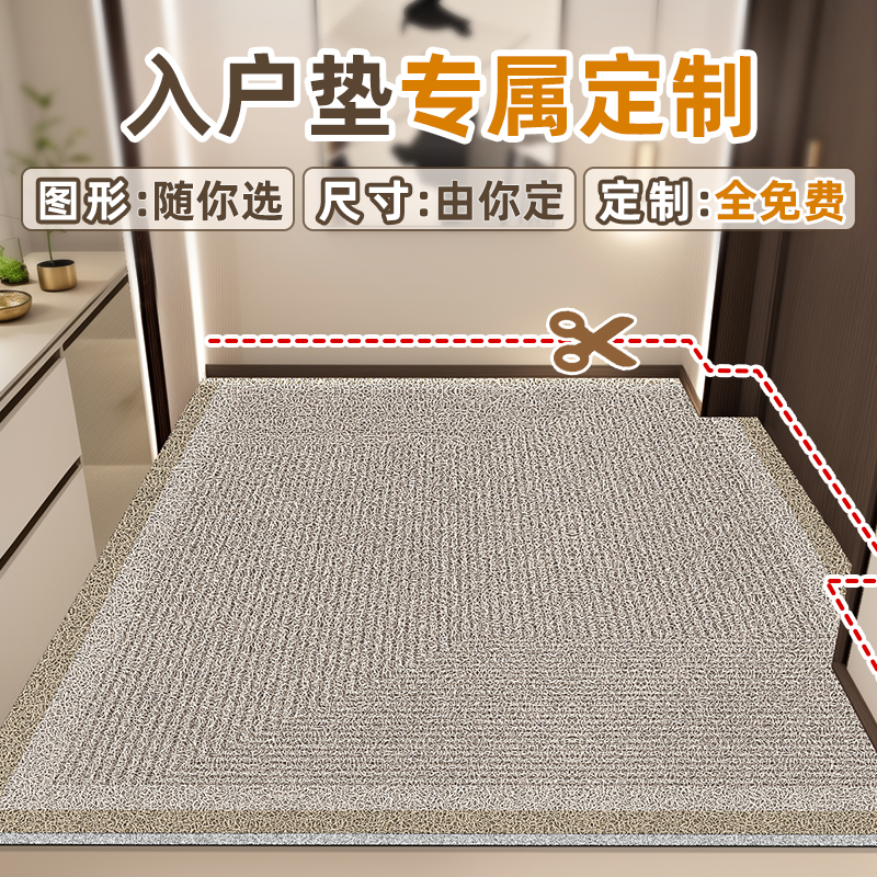入户门丝圈地垫2025新款耐脏防滑