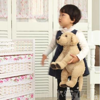 正品拉布拉多犬毛绒玩具狗 毛犬狗公仔金大号抱枕 狗祥年吉物布娃