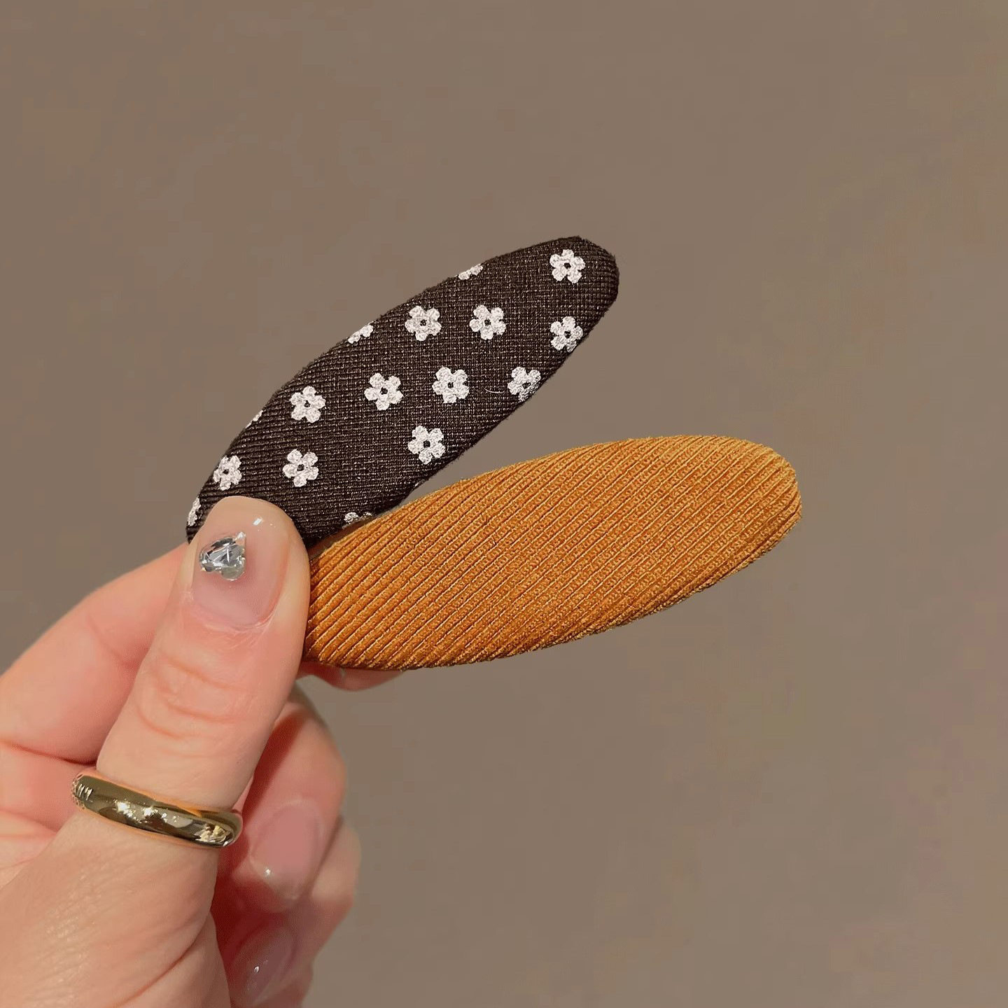 韩系碎花波点发夹女款秋冬高级感发卡前额碎发刘海夹侧边夹子发饰,饰品/流行首饰/时尚饰品新,发饰,淘宝优惠券,粉丝福利购,淘宝优惠卷