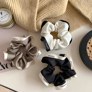 气质网红感法式大肠发圈韩国皮套扎头发绳扎马尾头绳丸子头发饰女