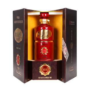 凤城老窖1856酒魂53度酱香型纯粮食酒666ml礼盒高度年份白酒整箱