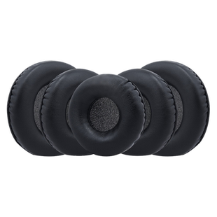 45-110mm头戴式通用耳机套圆形网吧网咖耳罩竞技游戏耳机罩海绵套替换皮耳套耳麦耳垫保护套更换耳套耳垫配件