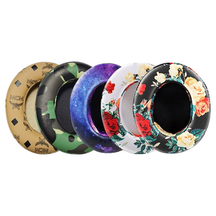 适用魔音beats耳机套录音师studio3耳罩2代无线头戴式wireless耳机罩海绵套耳棉皮耳套保护黑色皮套替换配件