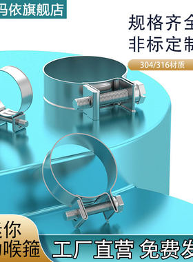 304不锈钢迷你强力喉箍管夹喉箍