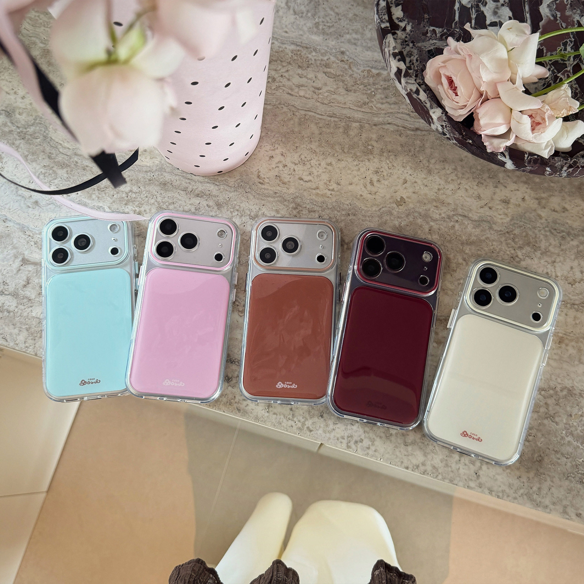 韩系ins个性简约纯色滴胶18适用iPhone18promax新款苹果18PRO手机壳17PM高级轻奢14爆款15网红17PM全包防摔壳