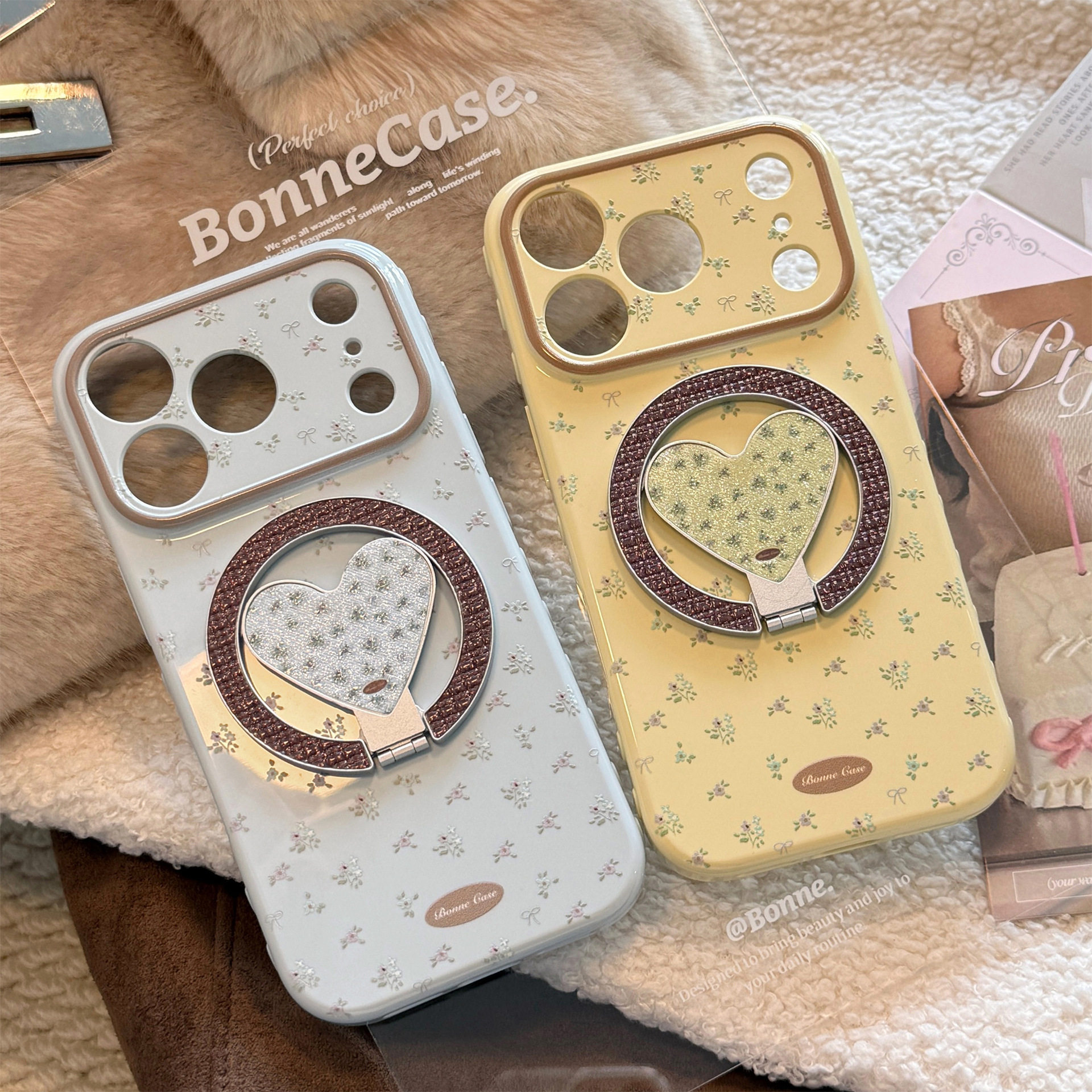 【智能AI相机键包裹】满屏碎花磁吸适用苹果17手机壳新款iPhone17promax全包防摔16PM清新女款16爱心支架软壳,3C数码配件,手机保护套/壳,淘宝优惠券,粉丝福利购,淘宝优惠卷