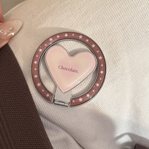 韩系个性爱心磁吸支架