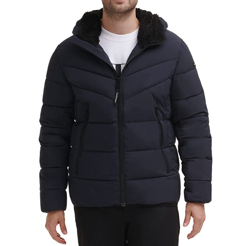 calvin klein/凯文克莱秋冬新款男装ck男士防风棉服保暖外套集货