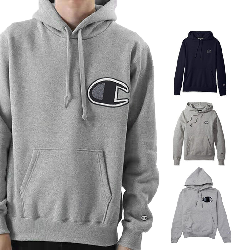 CHAMPION刺绣连帽上衣