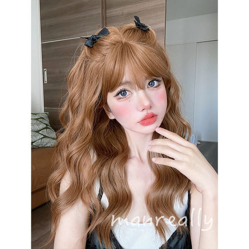 可爱大波浪蓬松网红长发长卷发