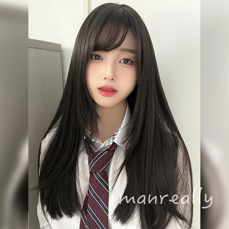 漫真假发女长发新款层次感