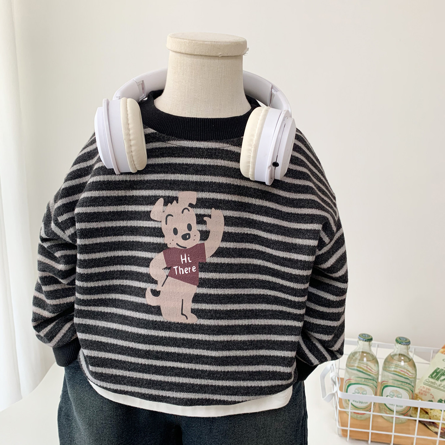 男童卫衣2025春秋装儿童条纹上衣中小童柔软套头衫洋气打底衫百搭,童装/婴儿装/亲子装,卫衣/绒衫,淘宝优惠券,粉丝福利购,淘宝优惠卷