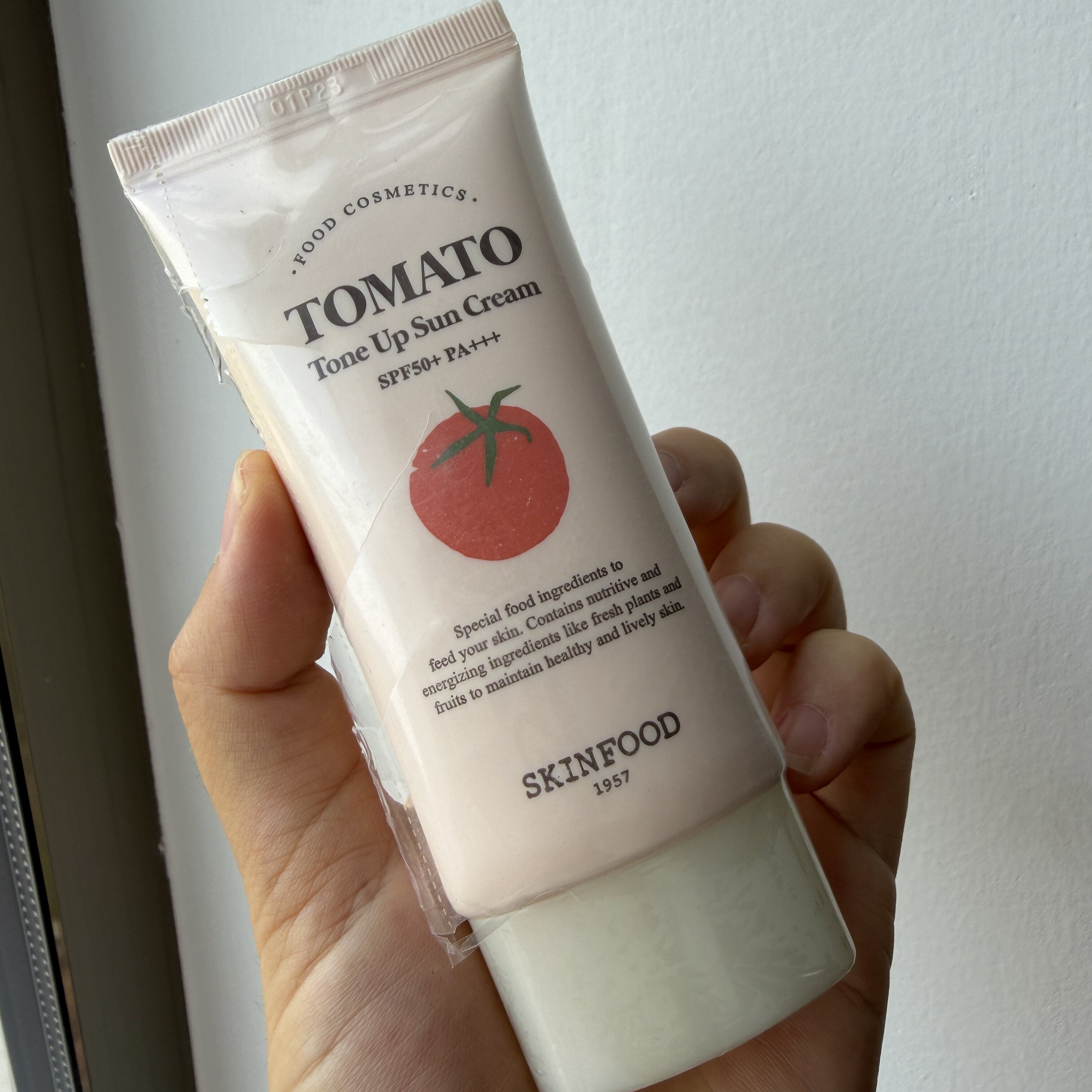 韩国Skinfood思亲肤防晒霜TOMATO西红柿润色蓝莓浆果保湿高倍防护