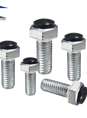 TDC21碳钢六角型止动螺栓调整块防撞缓冲器USRTH4/5/6-15/20/25/