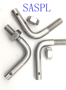 SASPL3/4/5/6/8/10/12 304不锈钢拉伸弹簧用支柱 孔用型L型 FFP11