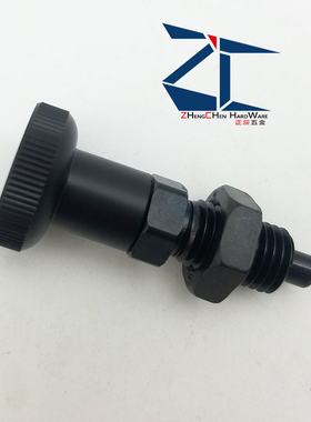 ZAM01/ZAM11复位型旋钮柱塞 弹簧分度锁细牙分割销PXA/PXK10 12