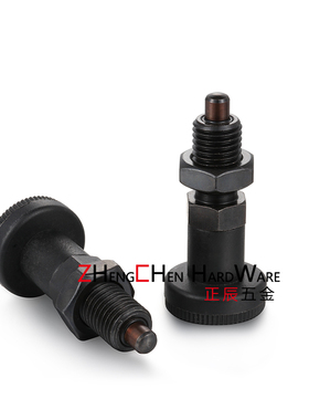 ZAE01/ZAE11细牙螺纹型旋钮柱塞PXAS/PXKS10 12 16 复位型分度销