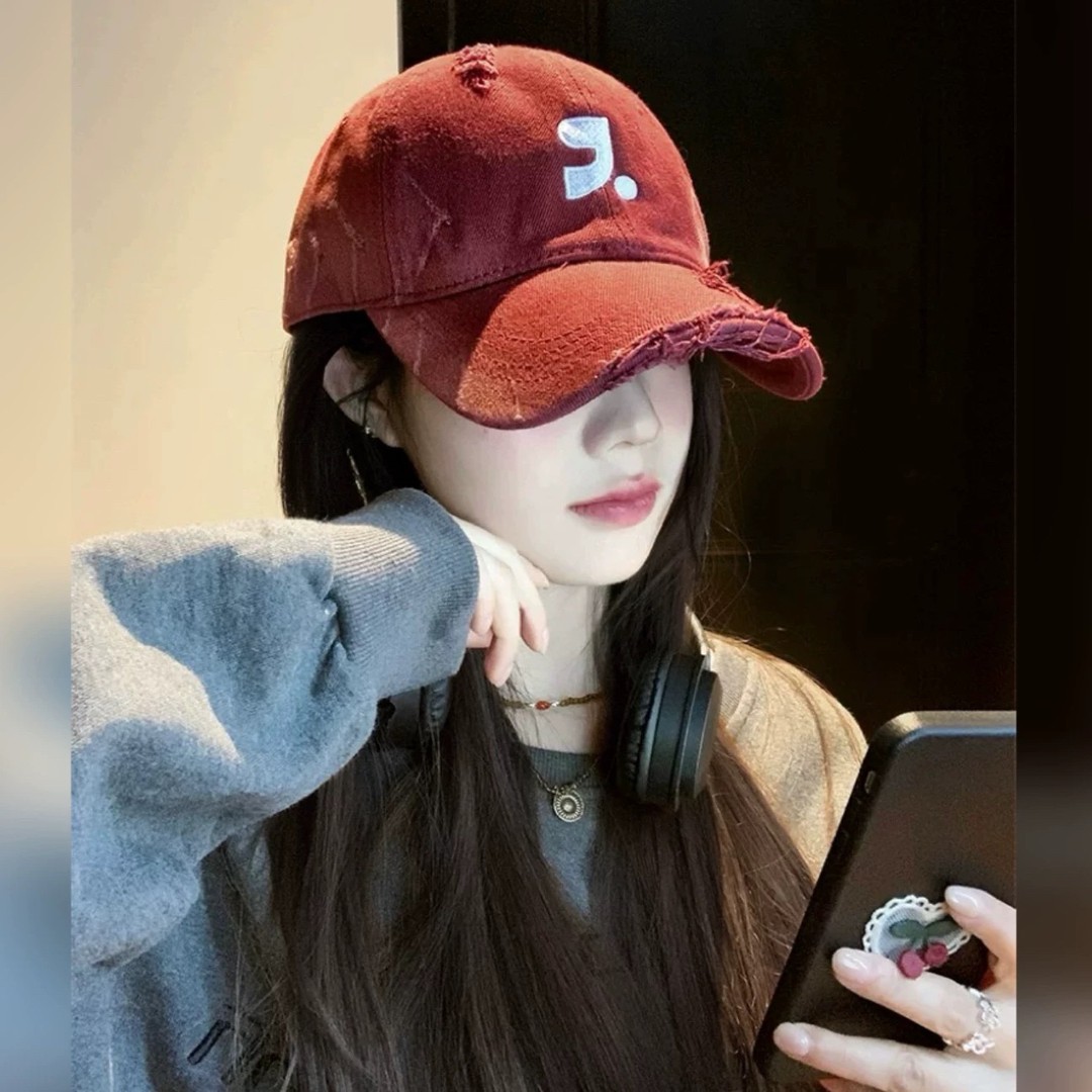 带帽子假发长发ins风韩系