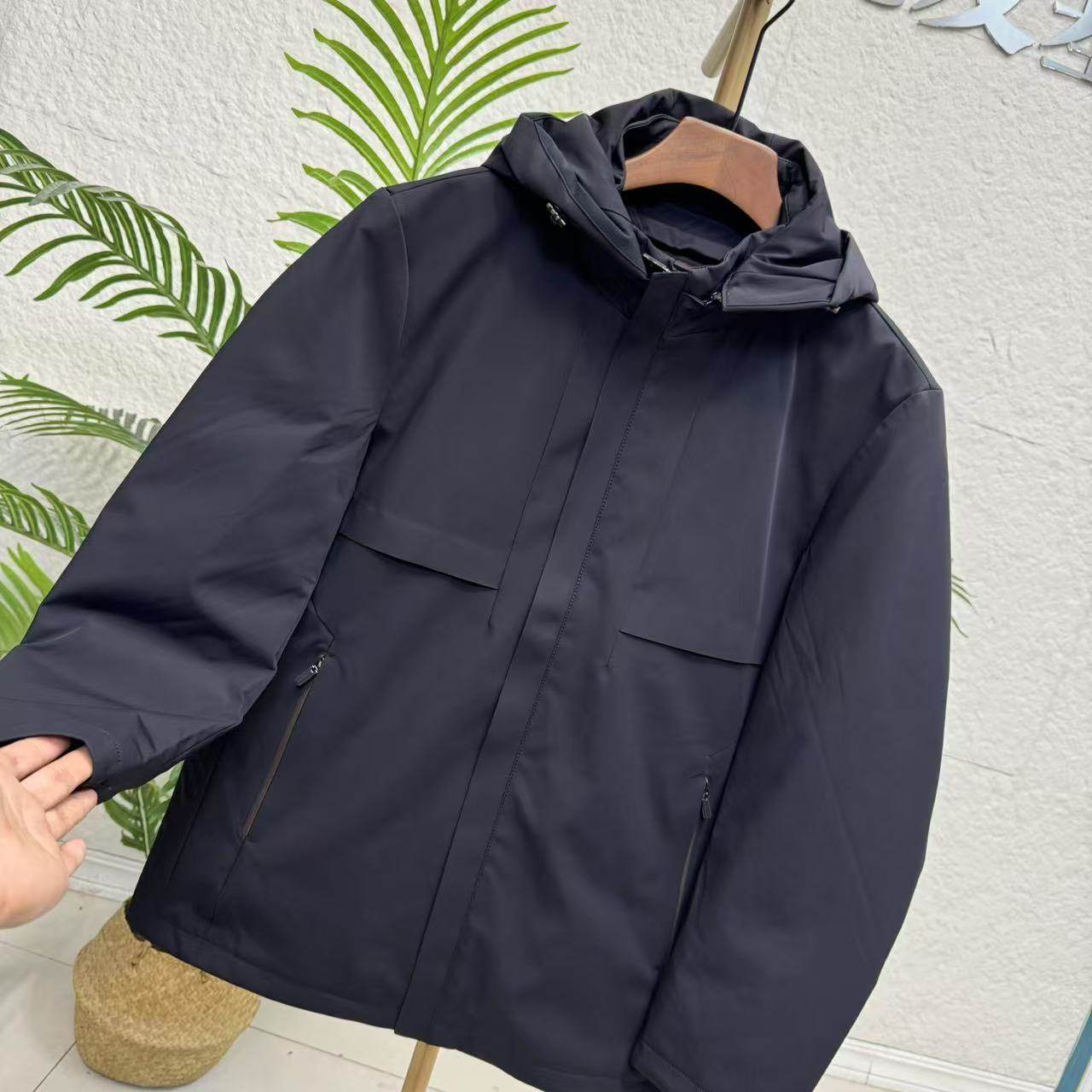 连帽可拆 内胆可拆 外贸撤柜男商务休闲羽绒服冬季白鸭绒保暖外套