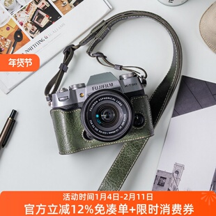 富士XT50保护套X100VI相机包手柄底座保护壳皮套配件