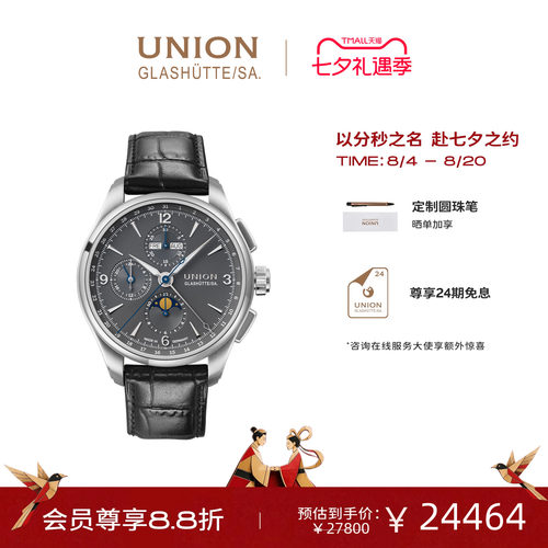 Union格拉苏蒂宇联腕表