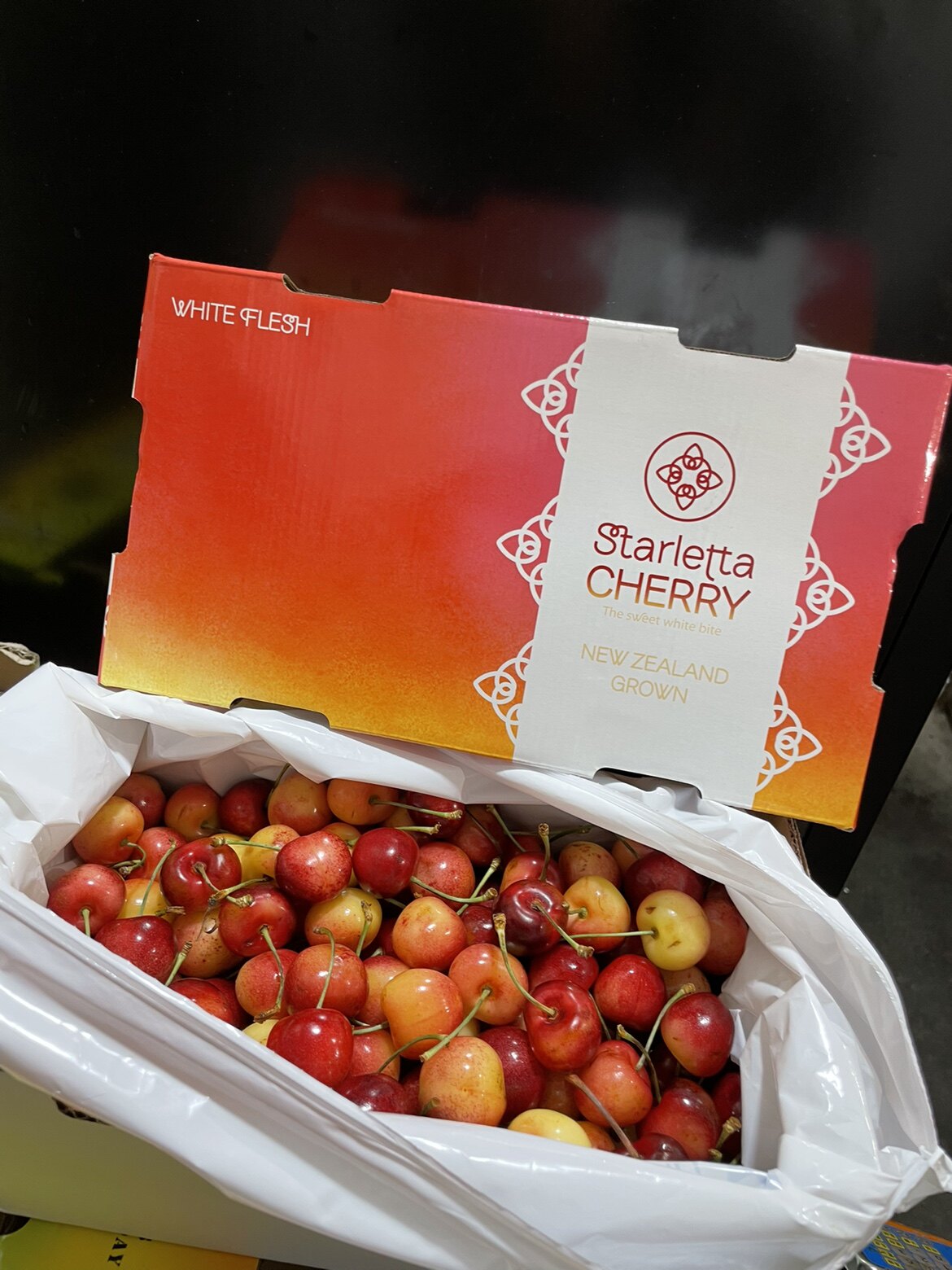 小星星车厘子starletta樱桃新西兰进口金车厘子4斤/盒 深圳同城