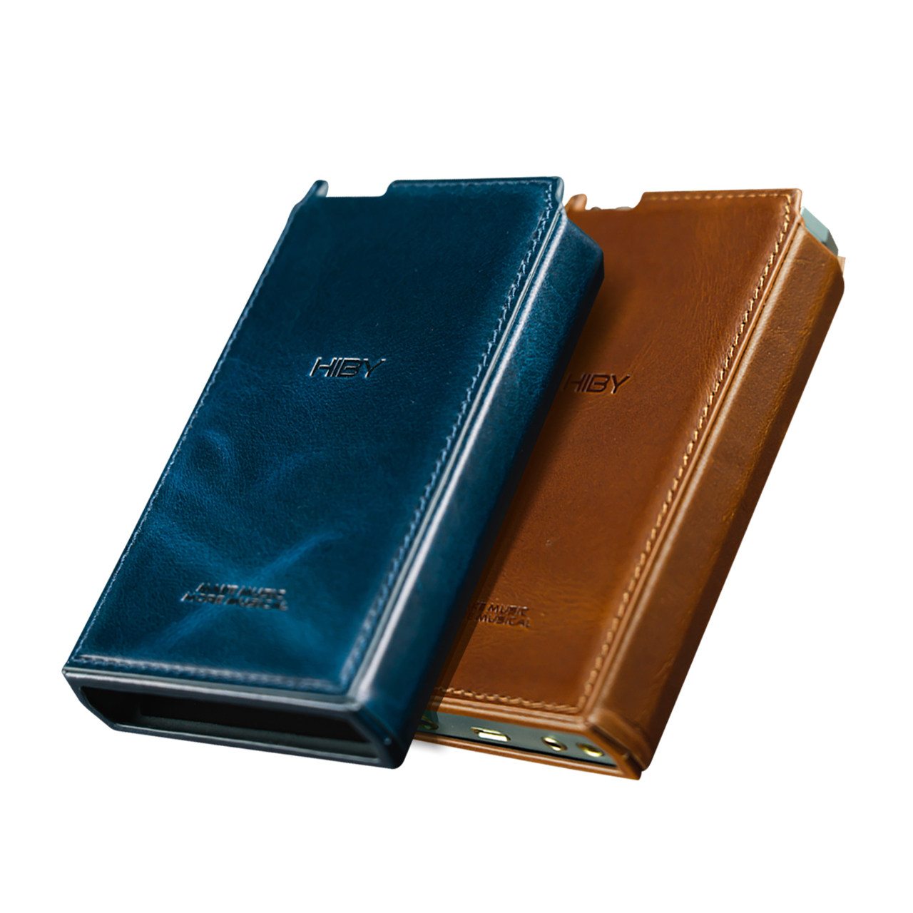 hiby海贝rs8官方保护皮套 全包围意大利头层牛皮保护套 适用于rs8